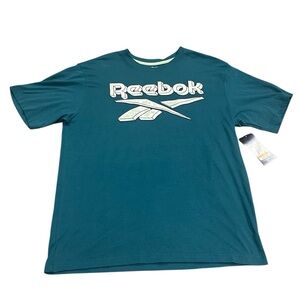 Reebok Men's Deep Teal Short Sleeve Tee
